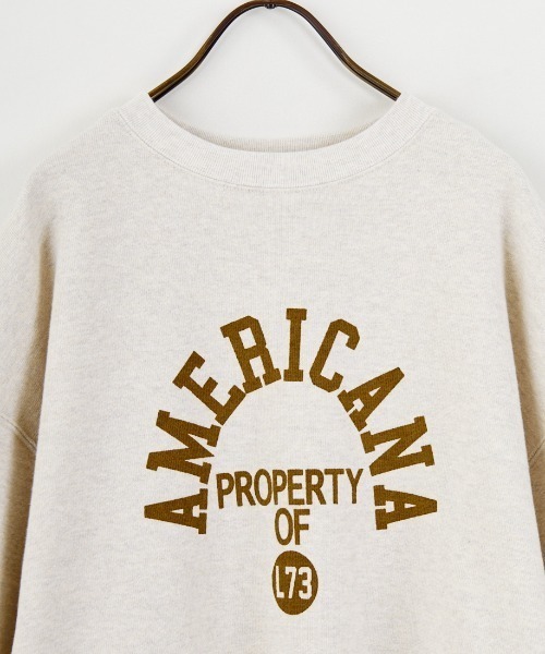 Americana/アメリカーナ] 別注 カレッジプリント カットオフ