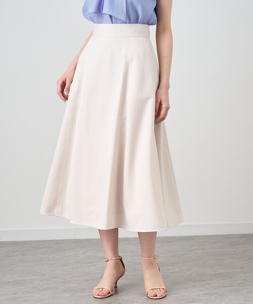 セール】リネン調オックスフレアスカート（スカート）｜ANAYI（アナイ