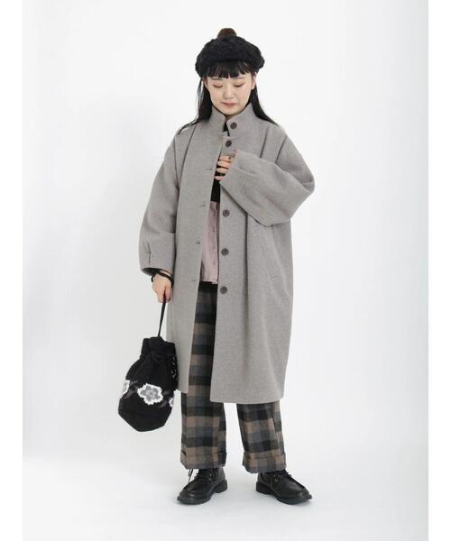 Samansa Mos2（サマンサ モスモス）の「カポック混中空糸ロングコート