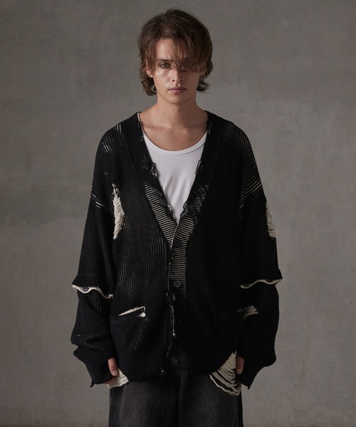 GRANCY（グランシー）の「【GRANCY】DestructionDesign BigCardigan