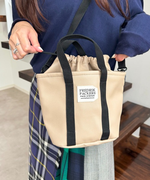 セール】【FREDRIK PACKERS】EC限定カラーあり！DRAWSTRING MINI TOTE