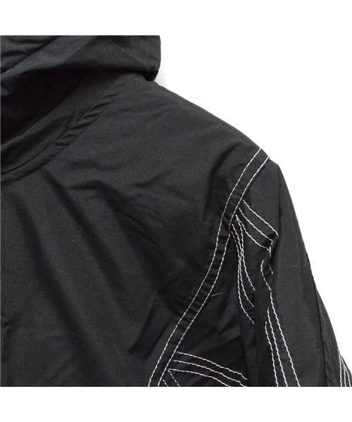 ブランド古着】Zig Zag Stitch Puffy Jacket ジップアップパーカー