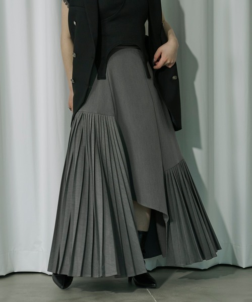 Ezick（エジック）の「イレヘムプリーツスカート（スカート）」 - WEAR