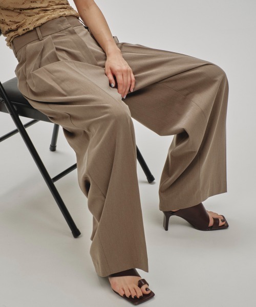 TODAYFUL（トゥデイフル）の「Twill Wide Trousers（デニムパンツ