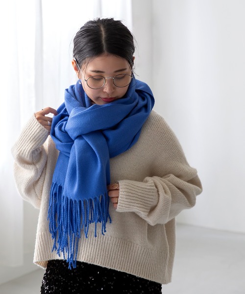 なめらかプレーン 大判 ストール（ストール/ショール）｜welleg