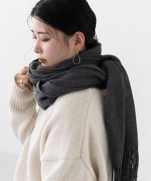 セール】なめらかプレーン 大判 ストール（ストール/ショール
