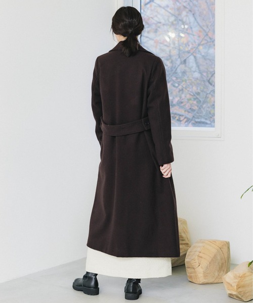 ベルテッドフレアウールチェスター（チェスターコート）｜PUBLIC TOKYO