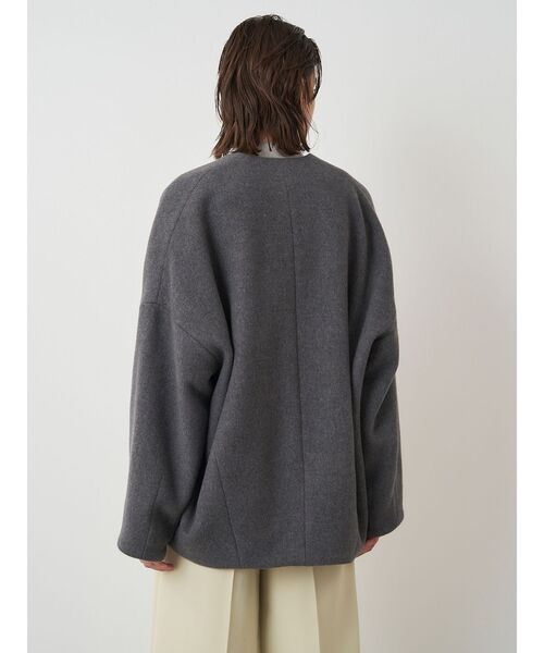 ELENDEEK（エレンディーク）の「フォルムショートウールコート（ノー