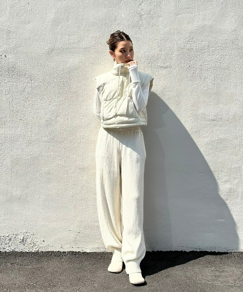 TODAYFUL（トゥデイフル）の「キルティングコンパクトベスト（その他