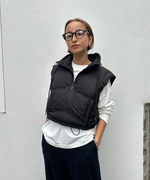 TODAYFUL（トゥデイフル）の「キルティングコンパクトベスト（その他