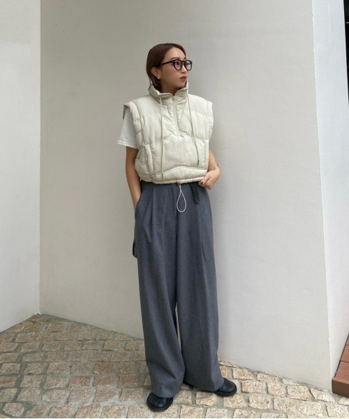 TODAYFUL（トゥデイフル）の「キルティングコンパクトベスト（その他