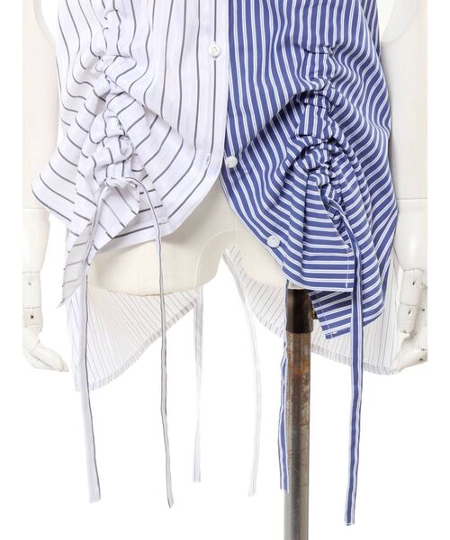 UN3D.（アンスリード）の「ヘムギャザーシャツキャミソール