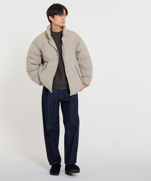 セール】ナイロンタッサー中綿スタンドジャケット（ブルゾン）｜coca