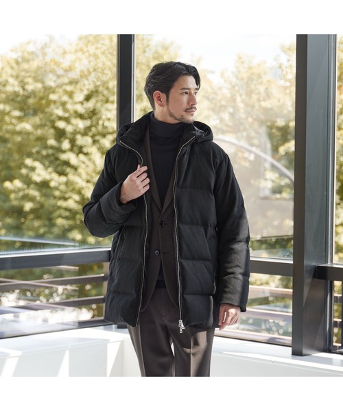 セール】【WEB限定 WARDROBE SMART】LANATEC 2WAY ダウンジャケット