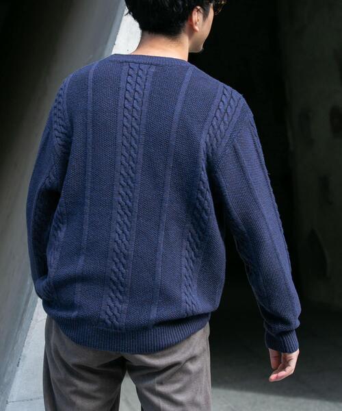 セール】『WEB限定』『XLサイズあり』メリノウールケーブルニット