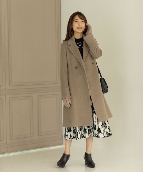 index（インデックス）の「◇カシミヤ混ダブルチェスターコート【WEB