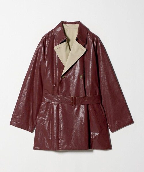 セール】＜6(ROKU)＞コーティング リバーシブル コート（トレンチ