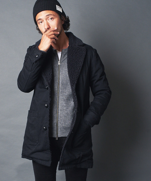 Magine（マージン）の「Magine:DENIM BOA QUILTING COAT デニム ボア