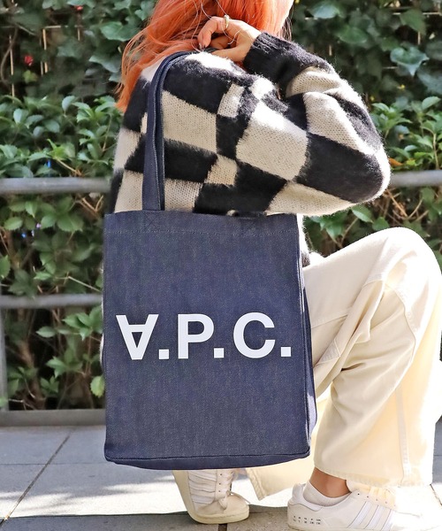 A.P.C.（アーペーセー）の「A.P.C./アーペーセー tote laure デニム