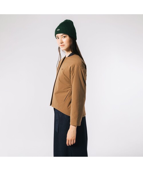 LACOSTE（ラコステ）の「パデッドショートコート（ノーカラー