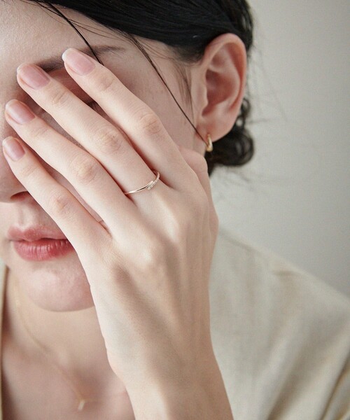 レイヤード] K10YG ダイヤモンド リング（リング）｜ete（エテ）の