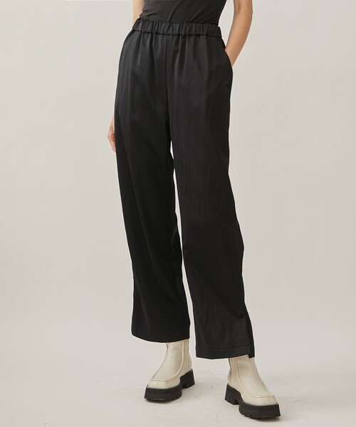 セール】【08sircus/08サーカス】ミリングサテンスリットパンツ
