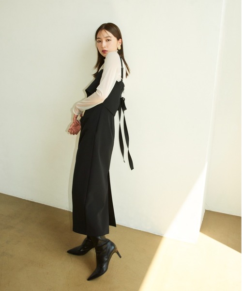 SNIDEL（スナイデル）の「タックキャミワンピース（ワンピース）」 - WEAR