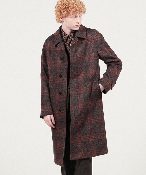 セール】ウールツイード バルマカーンコート Fox Tweed（その他
