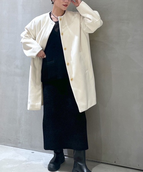 セール】ウールライクハーフコート（その他アウター）｜LE CERCLE par
