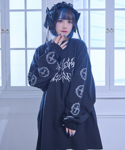 Whinny/【2026春新作♪】クソ絶望再来ティー（Tシャツ/カットソー