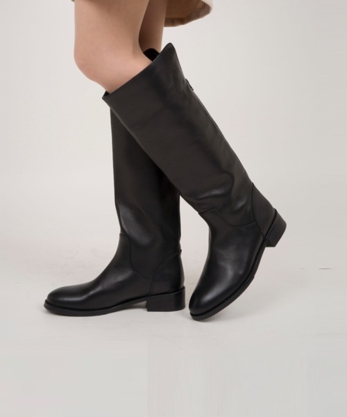 REMME（レメ）の「【REMME/レメ】バックジップ ロングブーツ（ブーツ