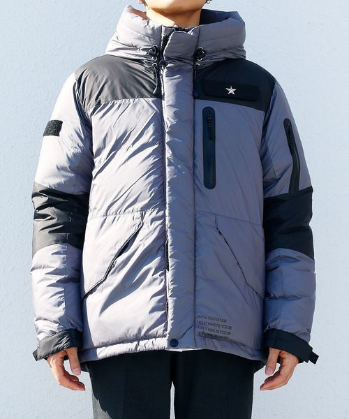 セール】SCHOTT ショット/ And A×SCHOTT 別注2TONE DOWN JACKET