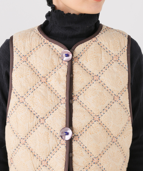 セール】【Pheeta/フィータ】キルティングベスト（ブルゾン