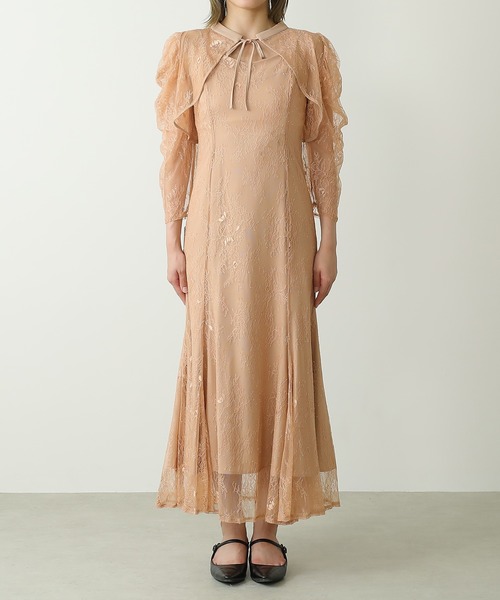 3way レースボレロセット フレア パーティー ドレス 2点 セット 結婚式