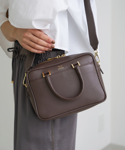 セール】Manuel MILANO/マニュエルミラノ 別注 レザーバッグ MIDI