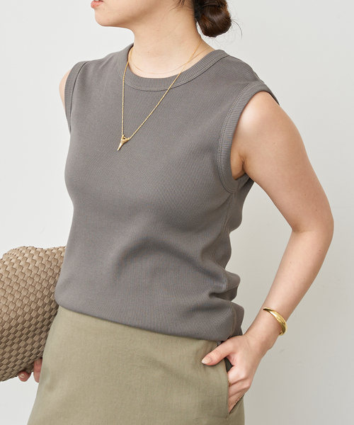 dignity sleeveless プルオーバー（Tシャツ/カットソー）｜Deuxieme