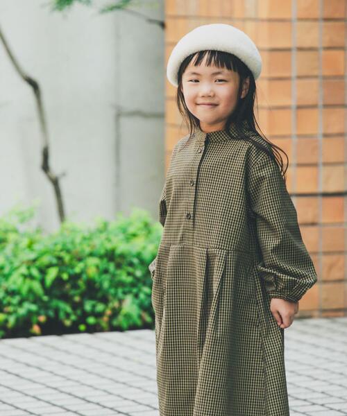 セール】『親子リンク』『UR TECH』チェック柄ワンピース(KIDS