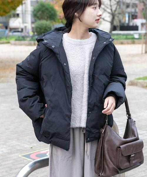 セール】GREENDOWNコクーンフードジャケット（ダウンジャケット/コート