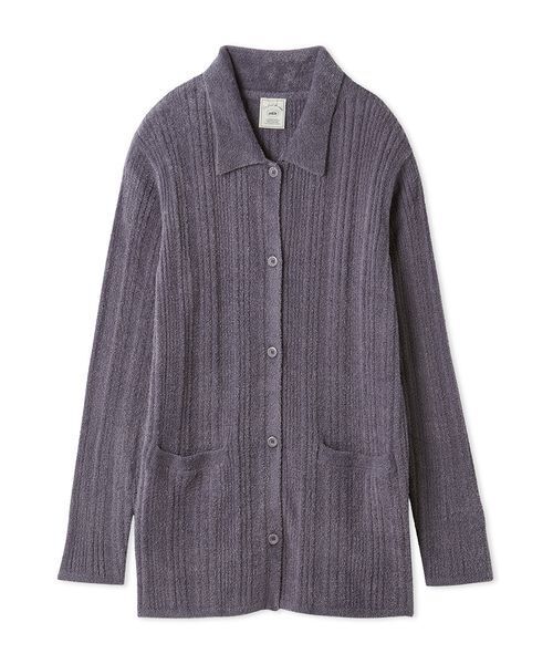 調温スムーズィーランダムリブカーディガン（ルームウェア/パジャマ