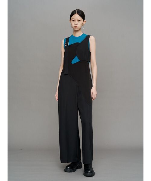 UN3D.（アンスリード）の「UN3D. レイヤードオールインワン（つなぎ