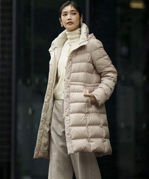 VERY12月号掲載/新色追加】シレータフタ ロング ダウンコート（ダウン