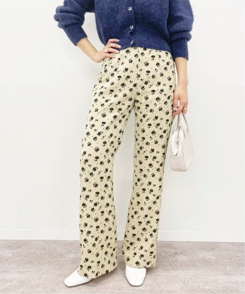 ヴィンテージフラワー フレアーパンツ（その他パンツ）｜EDIT. FOR