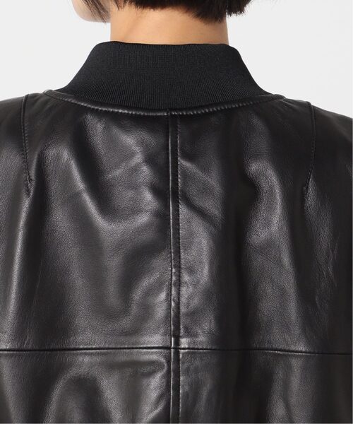 Noble（ノーブル）の「《追加》ラムレザーMA-1ブルゾン（MA-1）」 - WEAR