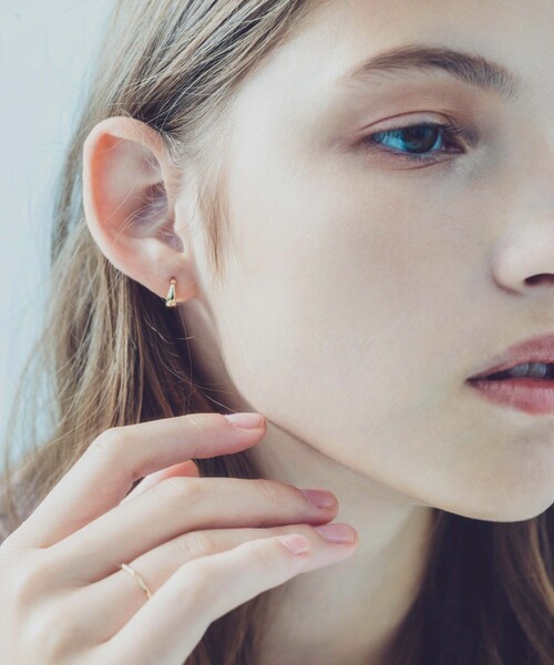 ete（エテ）の「○K10YG フープ ピアス（ピアス（両耳用））」 - WEAR