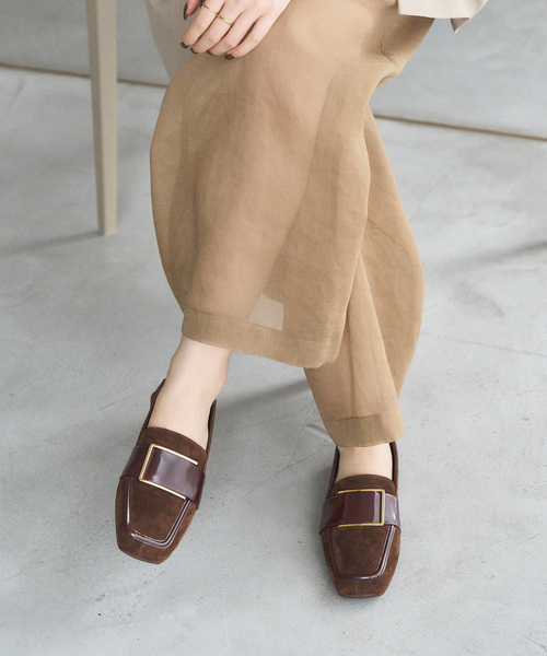 LE TALON ルタロン ローファー 厚底 チェーンバックル - ルタ