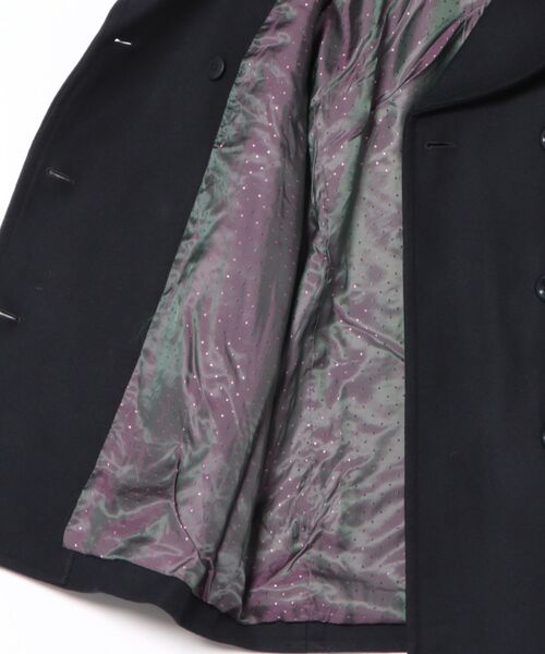 ハート刺繍 ウールミックス ピーコート TINA：JOJUN（ピーコート