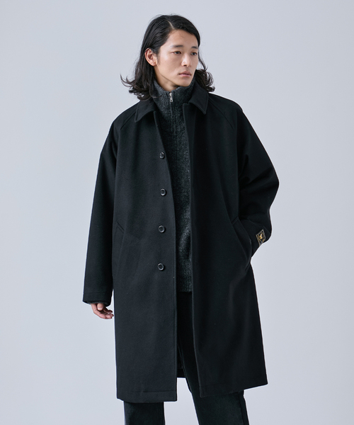セール】タスマニアウール ウインドシャット ステンカラーコート