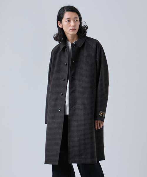 セール】タスマニアウール ウインドシャット ステンカラーコート