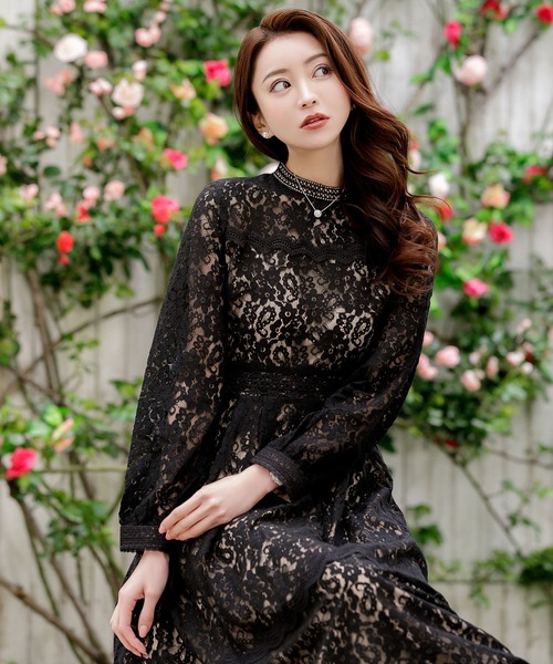 emiriawiz（エミリアウィズ）の「ロングスリーブレースワンピース