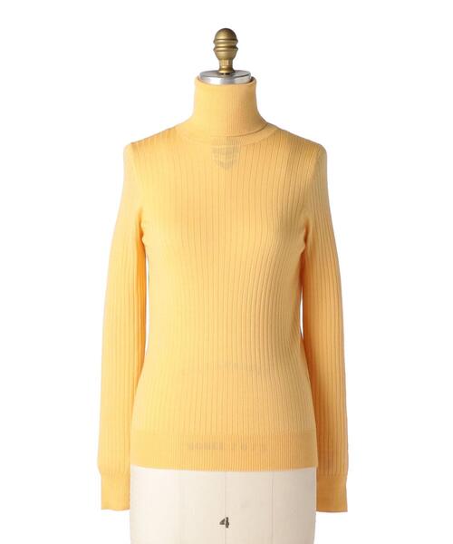 Drawer（ドゥロワー）の「Drawer 18Gカシミヤシルクリブタートルネック